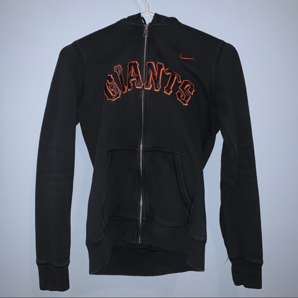 NIKE Giants Zip Up Hoodie - Picture 1 of 4